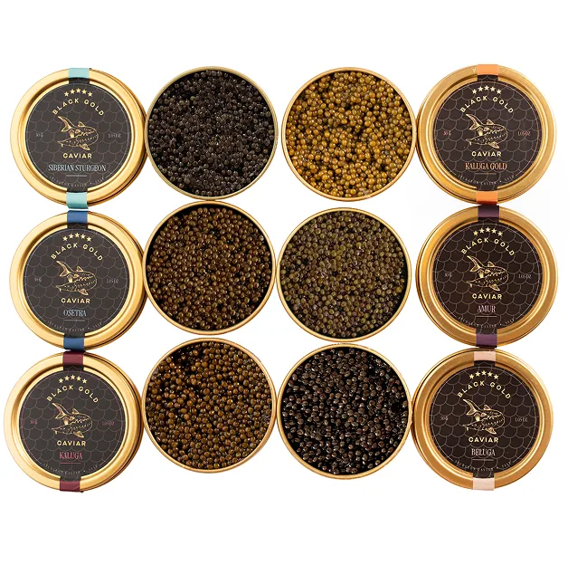 Discovery Caviar Set (6 species, 1.06 oz of each type)