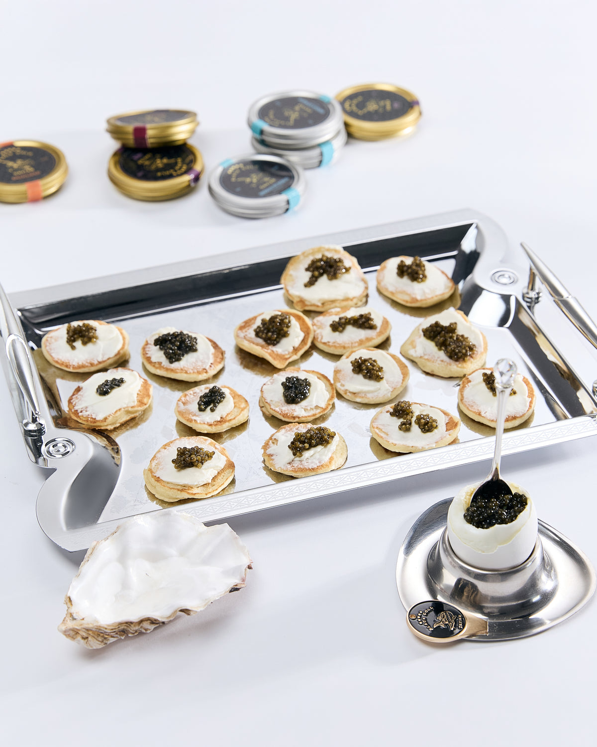 Experience the Finest Black Caviar
Beluga, Kaluga Gold, Kaluga, Osetra, Sturgeon & Amur.
Nationwide shipping from Chicago.
